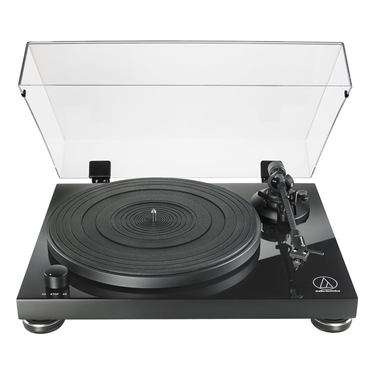 Audio Technica ATLPW50PB Belt Drive Turntable - Walmart.com