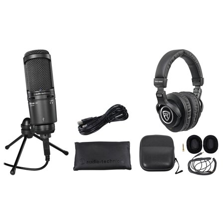 Audio Technica AT2020USB+ PLUS USB Recording Mic+Headphones+Mix Control