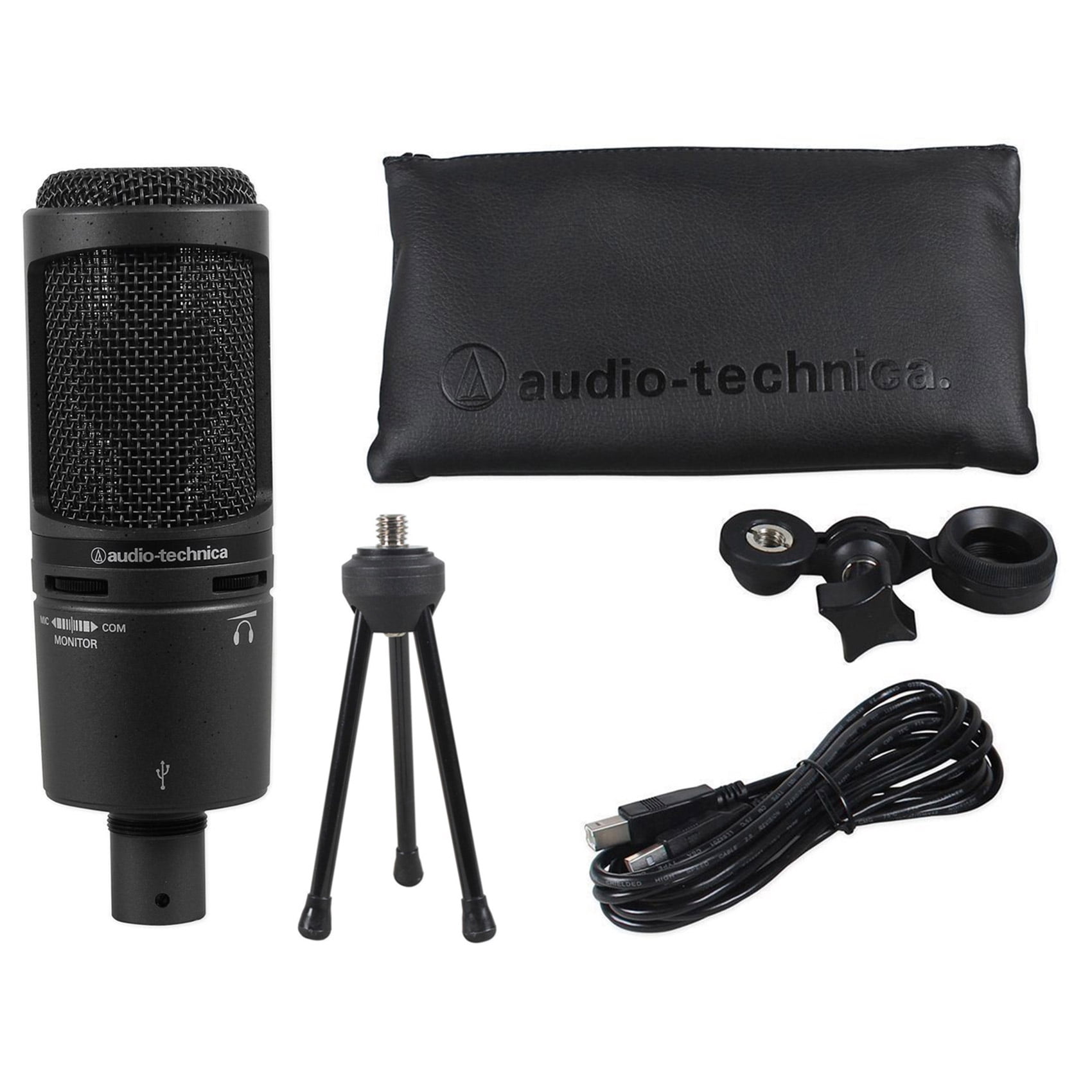 Audio Technica AT2020USB+ PLUS USB Recording Mic w/Headphone