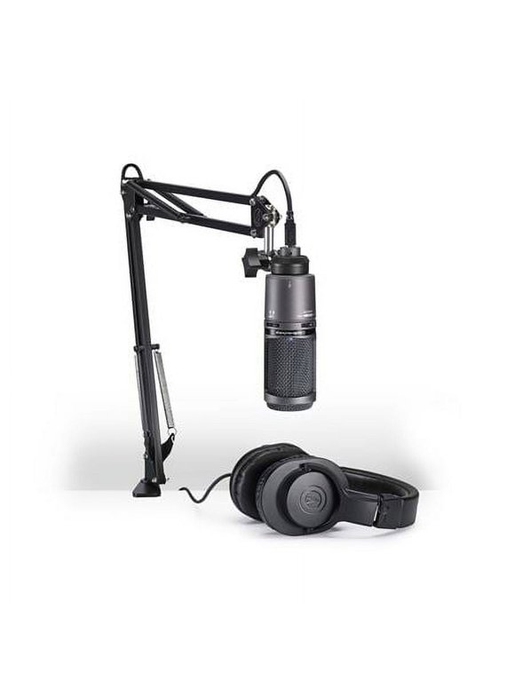 Audio-Technica AT2020USB Plus Podcast Studio USB Condenser Mic Pack