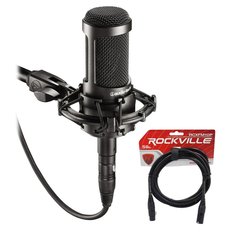 Audio Technica AT2035 Cardioid Condenser Studio Microphone/Mic+