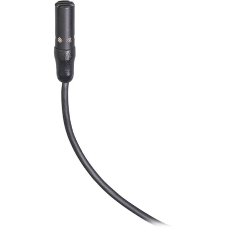 Audio-Technica AT898cH Sub-Miniature Cardioid Condenser Lavalier Microphone with 4-Pin cH Connector for A-T Wireless System