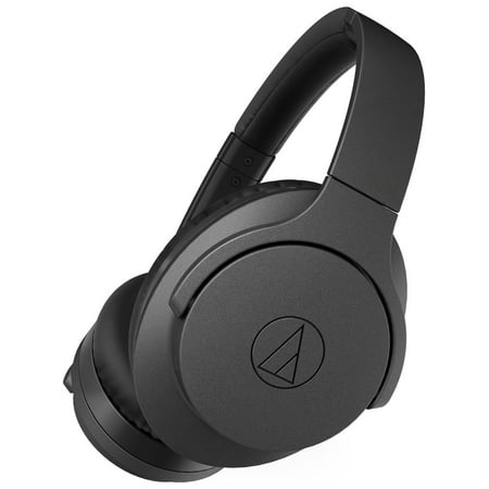 Audio-Technica - QuietPoint ATH-ANC700BT Wireless Noise Cancelling Over-the-Ear Headphones - Black