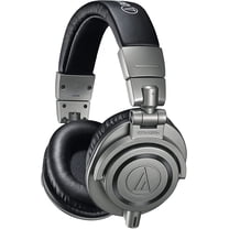 Audio Technica ATH-M50x Wired On Ear Headphone with Detachable Cable, Gun Metal
