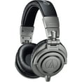 thumbnail image 1 of Audio Technica ATH-M50x Wired On Ear Headphone with Detachable Cable, Gun Metal, 1 of 7