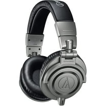 Audio Technica ATH-M50x Wired On Ear Headphone with Detachable Cable, Gun Metal