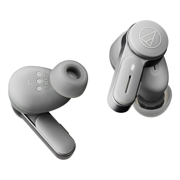 Audio-Technica ATH-TWX7 Truly Wireless Earbuds (Gray)