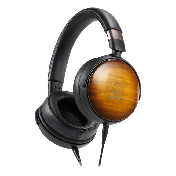Audio-Technica ATH-WP900 Wired Over-Ear Headphones with 1.2 Meters Cord, Flame Maple Wood