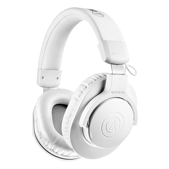 Audio-Technica ATH-M20xBT Wireless Over-Ear Headphones (White)