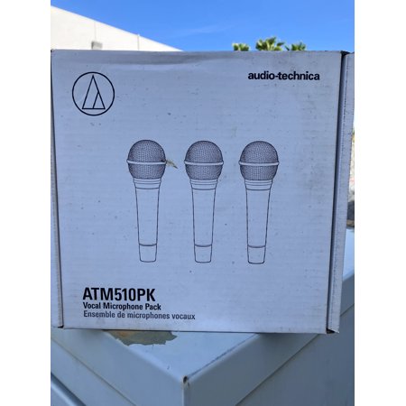 Audio-Technica ATM510 Handheld Cardioid Dynamic Microphone (3 Pack)