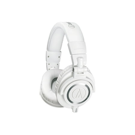 Audio-Technica Bluetooth DJ On-Ear Headphones, White, ATH-M50xWH