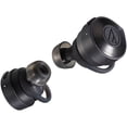 thumbnail image 1 of Audio-Technica Bluetooth True Wireless Earbuds with Charging Case, Black, AUD ATHCKS5TWBK, 1 of 8