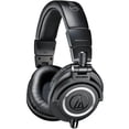 thumbnail image 1 of Audio-Technica DJ Over-Ear Headphones, Black, ATH M50, 1 of 4