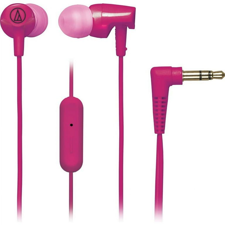 Audio Technica In Ear Headphones Pink ATH CLR100is