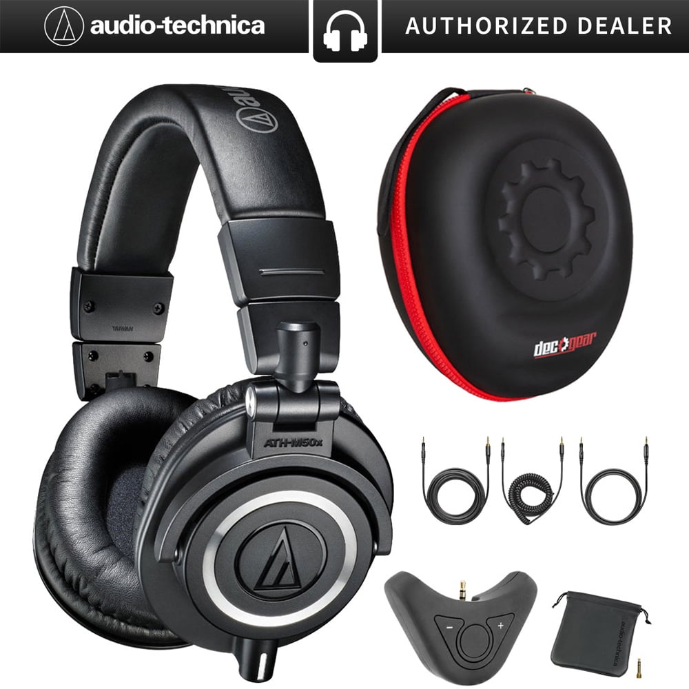 AudioTechnica M50x Professional Studio Monitor Headphones with