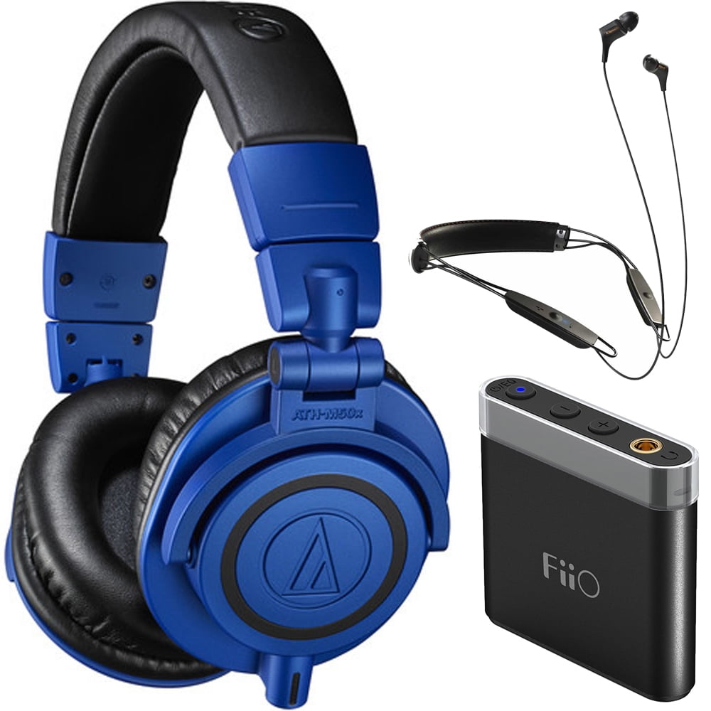 AudioTechnica Professional Monitor OverEar Headphones ATHM50xBB Blue