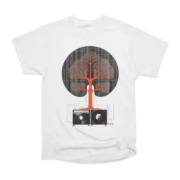 Audio Tree T-Shirt Tee Gift For Him Merch For Her Apparel For Friend 1 ...