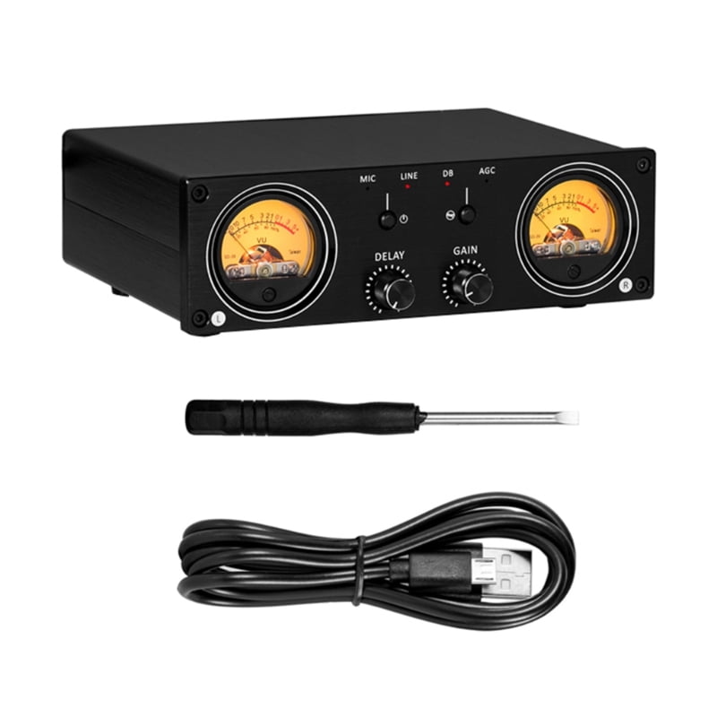 Audio VU Analog VU Meter & Audio Converter Box, Sound Level Indicator