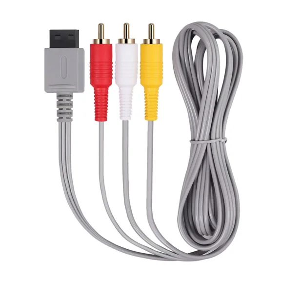Audio Video Av Composite 3 Rca Cable For Nintendo Wii New Us Seller