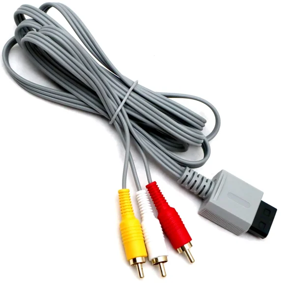 Audio Video Av Composite 3 Rca Cable For Nintendo Wii New Us Seller