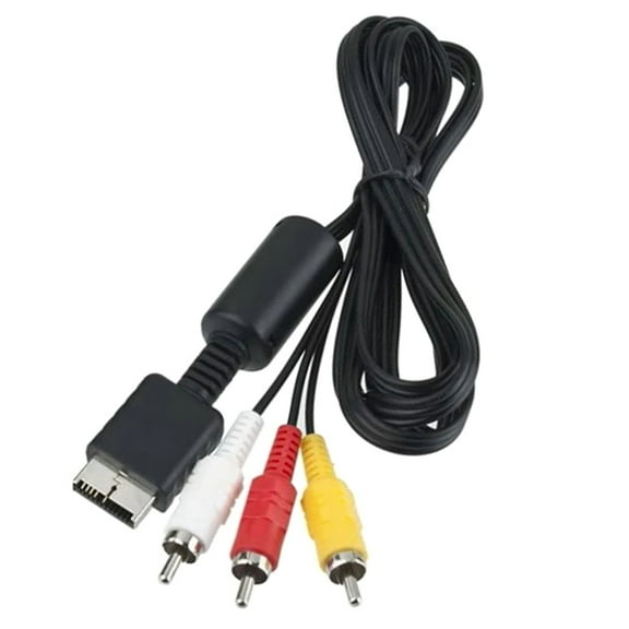 Audio Video Cord Wire Video AV Cable Composite RCA AV 2 in 1 for PS2 Console