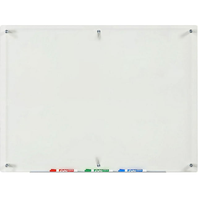 Audio Visual Direct Clear Glass DryErase Board 30" H x 40" L (Non