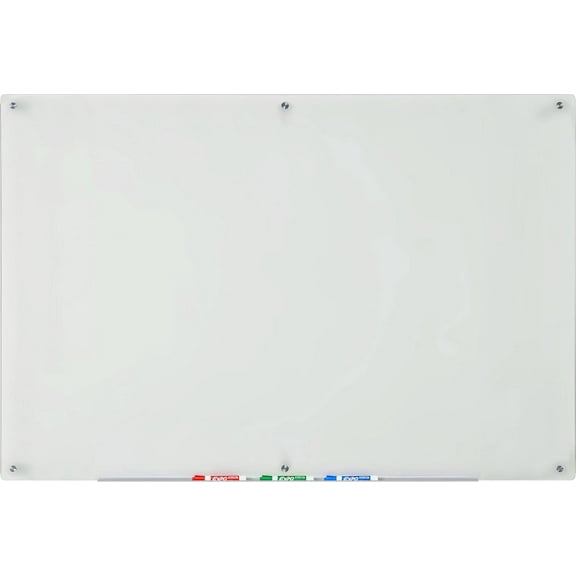 Audio-Visual Direct Frosted Glass Dry-Erase Board Set - 39 1/2 x 59 Inches - (Non-Magnetic)
