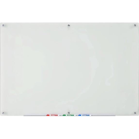 Audio-Visual Direct Frosted Glass Dry-Erase Board Set - 39 1/2 x 59 Inches - (Non-Magnetic)