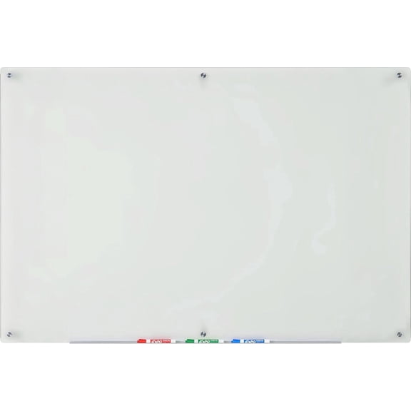 Audio-Visual Direct Frosted Glass Dry-Erase Board Set - 39 1/2 x 59 Inches - (Non-Magnetic)