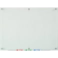thumbnail image 1 of Audio-Visual Direct Frosted Glass Dry-Erase Board Set - 40" L x 30" H - (Non-Magnetic), 1 of 9