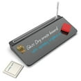 thumbnail image 1 of Audio-Visual Direct Glass Desktop Whiteboard Buddy Notepad Set, Black, 1 of 9