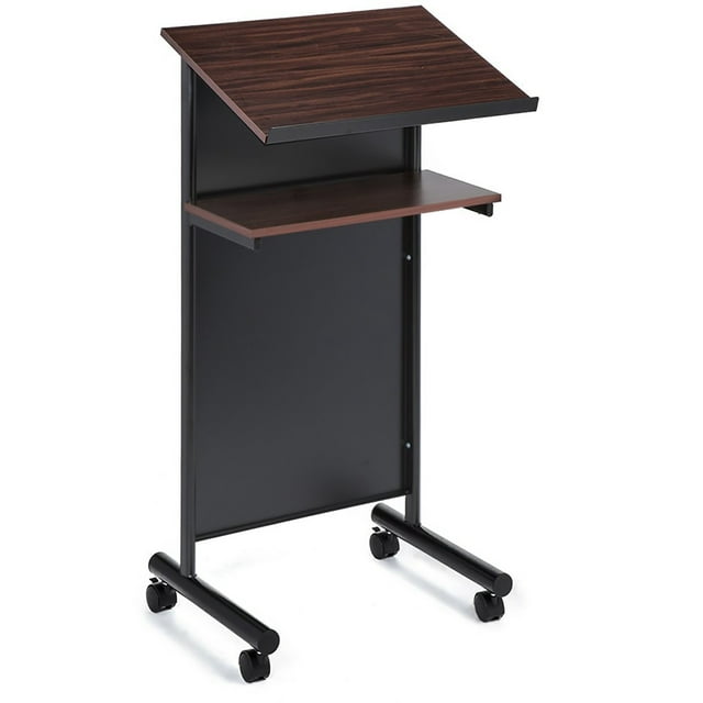"Portable Mobile Stand Desk AudioVisual Direct Lectern, 45"" H x 17