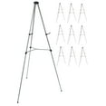 thumbnail image 1 of Audio-Visual Direct Lightweight Aluminum Telescoping Display Easel, 70 Inches, Silver (10 Pack), 1 of 6