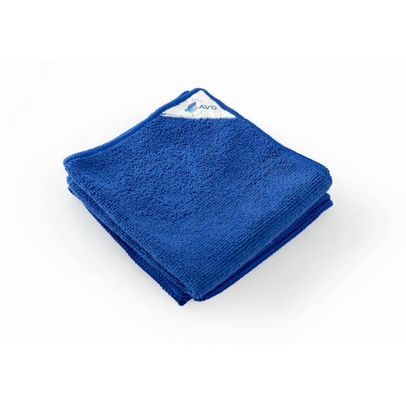 Audio-Visual Direct Magnetic Blue Eraser Cloth for Glass Dry-Erase Boards (2 Pack)