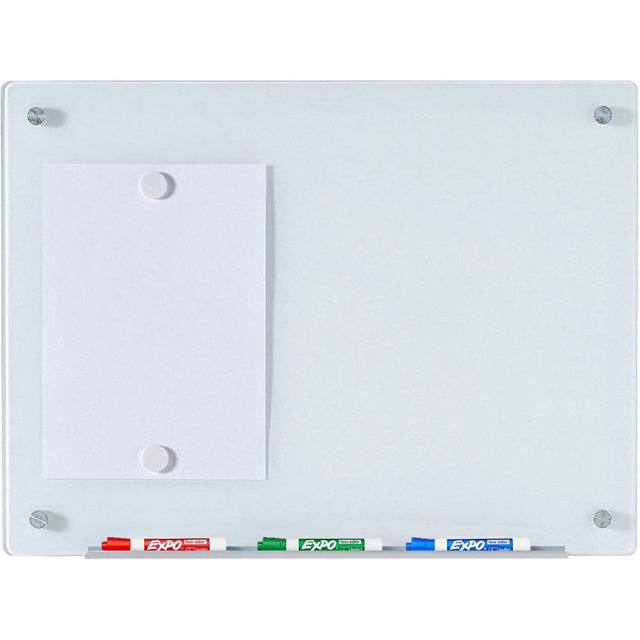 Audio Visual Direct Glass DryErase Board Set 18" x 24