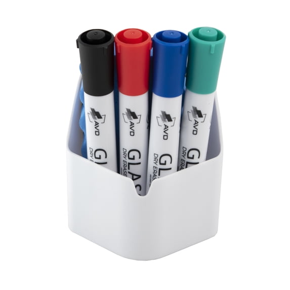 Audio-Visual Direct Magnetic Marker Holder for Whiteboards & Glass Boards