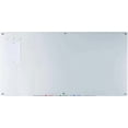 thumbnail image 1 of Audio-Visual Direct Magnetic White Glass Dry-Erase Board Set - 8' x 4' - Includes Magnets, Hardware & Marker Tray, 1 of 5