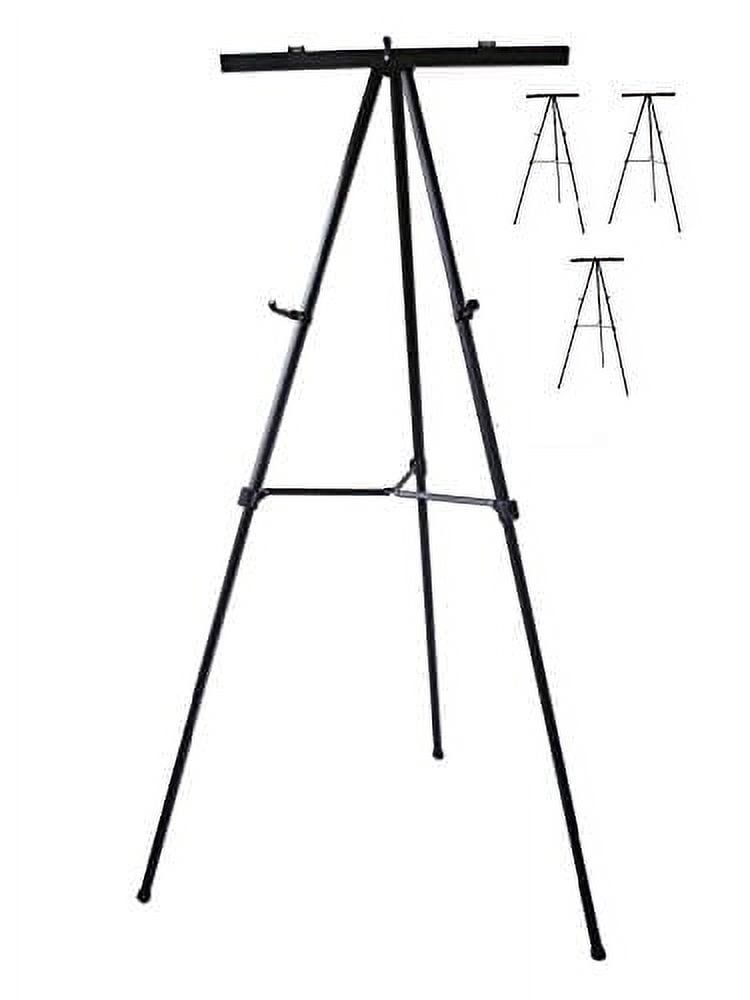 Audio-Visual Direct Lightweight Aluminum Presentation Easel Flip Chart, 4 Count