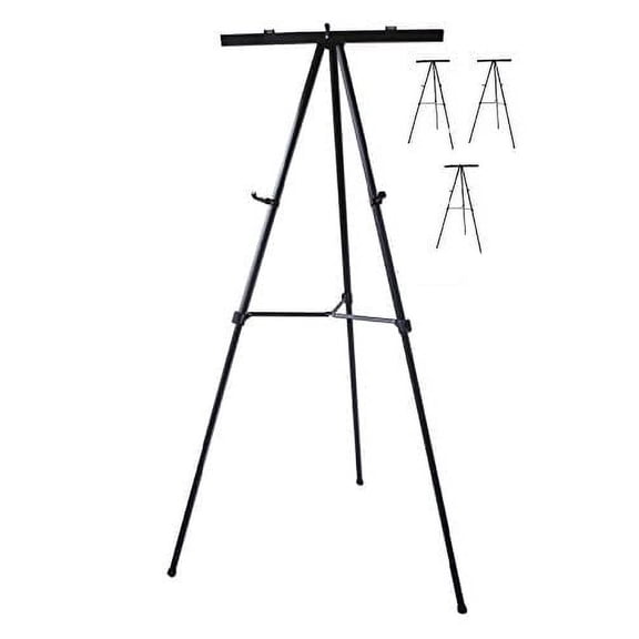 Audio-Visual Direct Lightweight Aluminum Presentation Easel Flip Chart, 4 Count