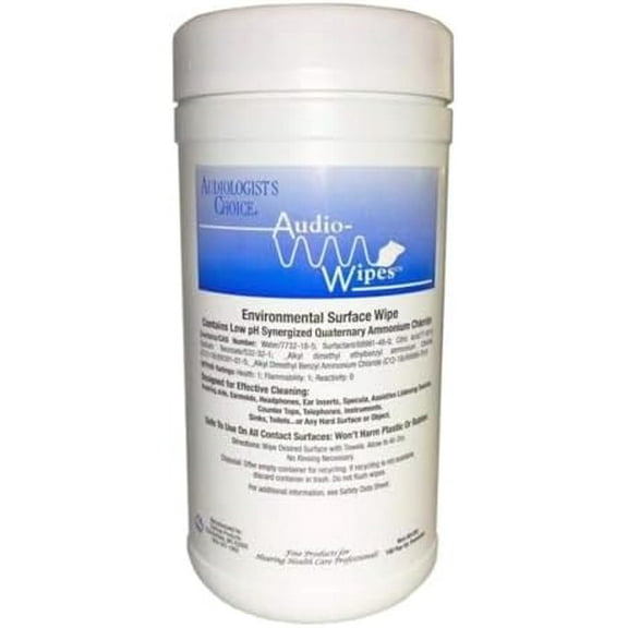 Audio-Wipes Gaming Cleaning Wipes | Individually Wrapped | Alcohol-Free & Fast-Drying | Cleans Gaming Controllers, Keyboards, Monitors, Mice, Headphones & More (Canister (160 Wipes))