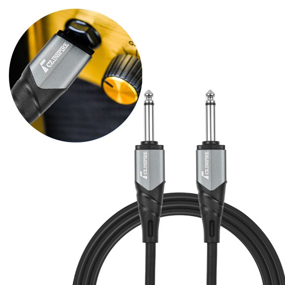 Audio cable,Cable 6.35mm Male Audio Cable Mono Cable 1/4 6.35mm Male To Cable Low Noise Male Corrosion-resistant Professional Cable Cable Low Noise Mono Noise Mono Cable Cometx Rusuo