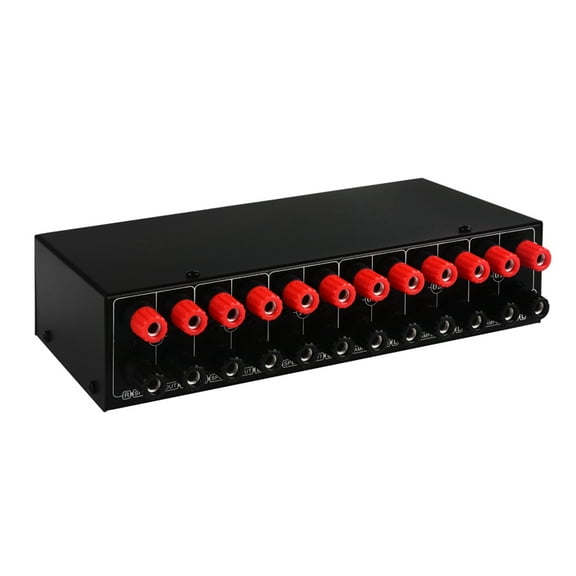 Audio converter,Channel Of Sound Switch Splitter Comparator Input 3 Output Of Sound Quality Switcher Switch Splitter 300w Per Channel Splitter Comparator 300w 3 Output Adben Wotao Black