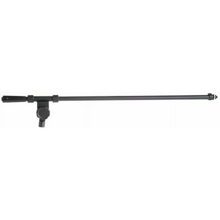 Audio2000 AST4301B Mic. Stand Boom Arm, Black (Length: 31.1", Cast-Iron Boom Housing)