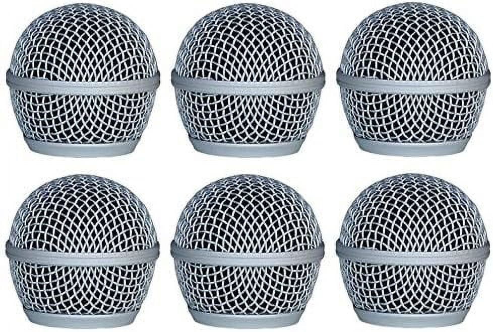 Audio2000'S ACC1001X6 6-Pack Dent Resistant Steel Grille-Mesh Replacement Microphone Windscreens
