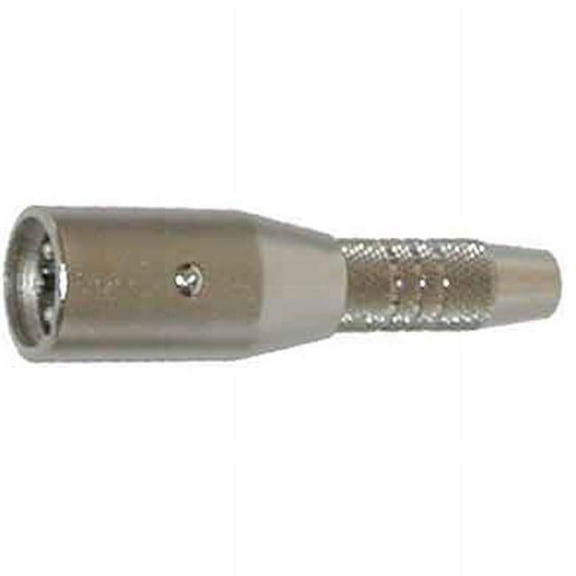 Audio2000'S ACC3132 XLR Male to TRS (1/4 inch) Female Adapter, Balanced