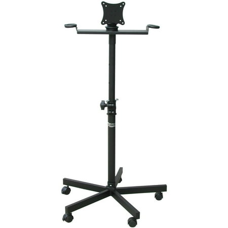 Audio2000'S AST420X Flat Panel TV/Monitor Stand with Wheels