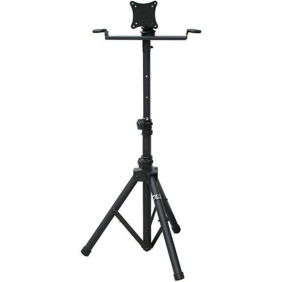 Audio2000'S AST420Y Portable Flat Panel TV/Monitor Stand with Foldable Tripod Legs