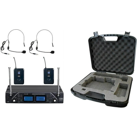 Audio2000'S AWM6502UH UHF PLL Frequency Agile Wireless Headset System