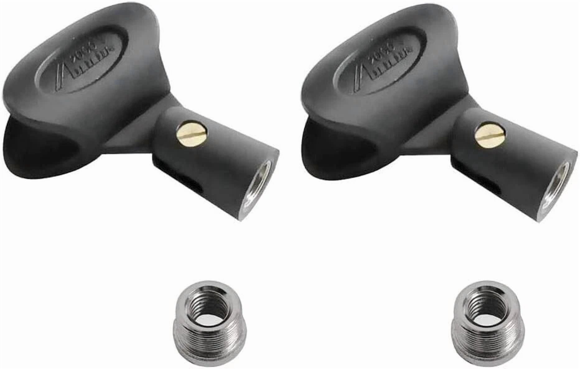 Audio2000'S Amc418P2 Wireless Microphone Holders With Adapters (2 Pack)-New