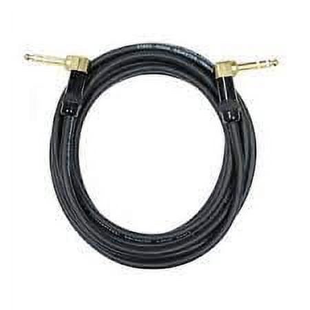 Audio2000'S C25012 12 Ft 1/4" TRS Right Angle to 1/4" TRS Right Angle Cable